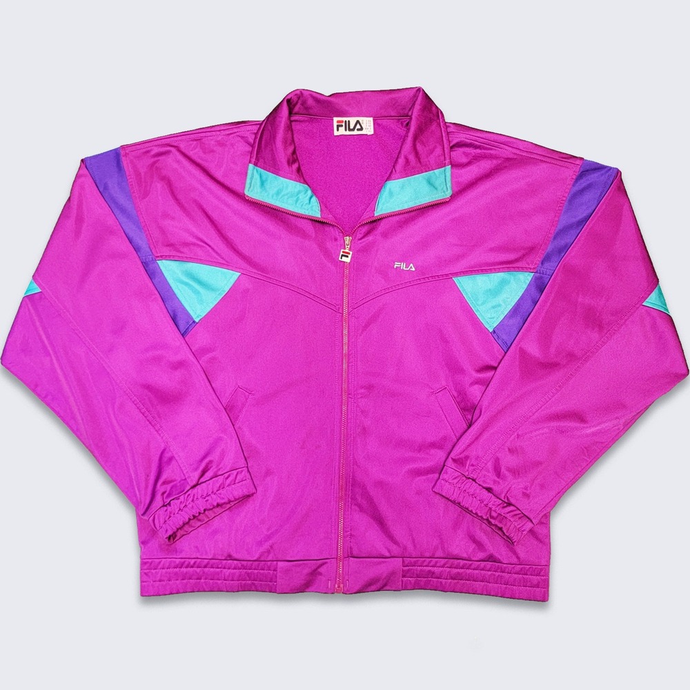 Fila Vintage 90s Purple Track Jacket